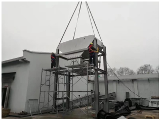 南京現(xiàn)場 皮帶機即將安裝完成?。?！